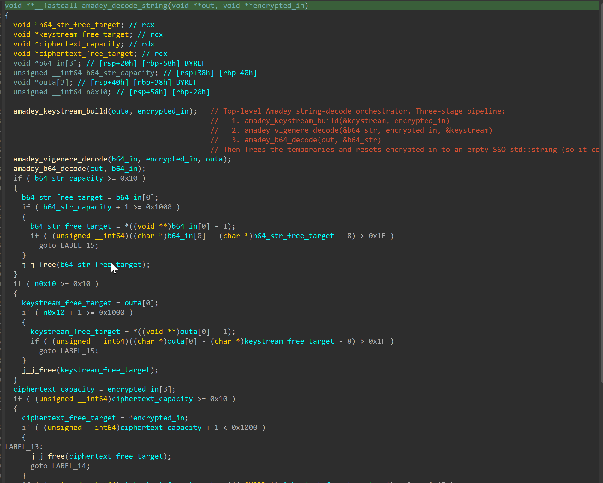 amadey_decode_string orchestrator