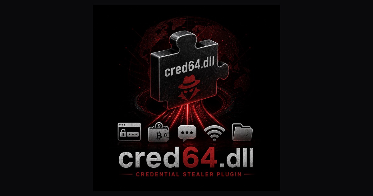 cred64.dll Amadey credential stealer plugin