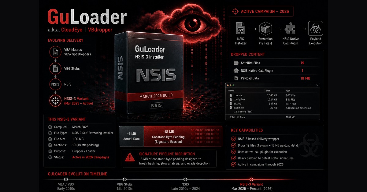 GuLoader NSIS shellcode loader staging Remcos